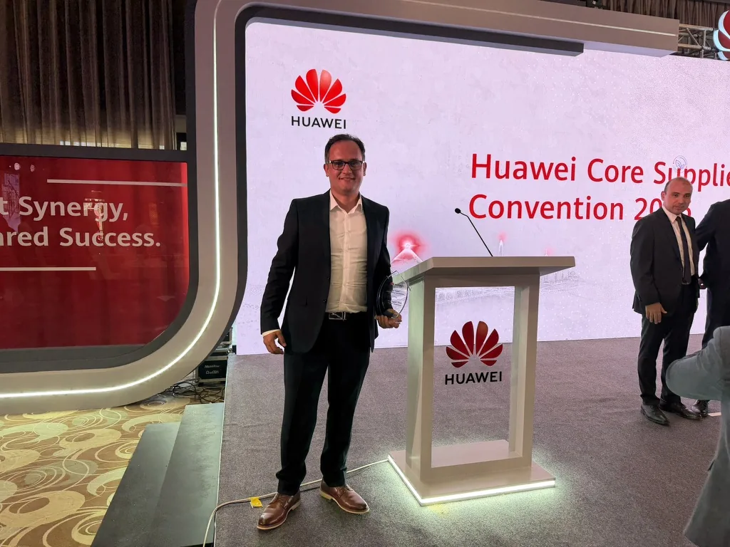 EGYTEL at the Huawei convention stage